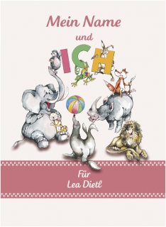 Personalisiertes Kinderbuch - Mein Name & Ich (rosa)